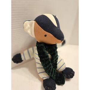 Vintage Badger Balm Advertising Organic Cotton Stripes stuffed Animal Egypt RARE